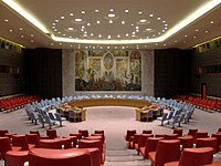 Salle du Conseil de sécurité.