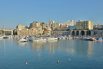 Pogled na pristanišče Iraklion
