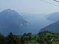 vista del lago d’Iseo