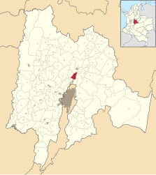 Cajicá – Mappa