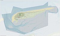 Topografische kaart van de gemeente Schiermonnikoog, per september 2023