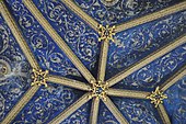 Particolare del soffitto della Chapelle Notre Dame de Nazareth de Toulouse (Tolosa, Francia)