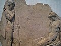 Pelops and Hippodamia; bas-relief, Metropolitan Museum of Art