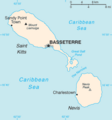 CIA map of Saint Kitts and Nevis