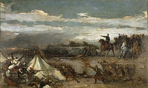 Episodio da Batalla de Tetuán, 1868, Museo do Prado.