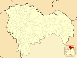 Jirueque, Spain is located in Province of Guadalajara