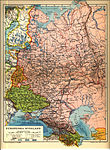 Läntinen Neuvostoliitto, tilanne alkuvuonna 1926. Valko-Venäjän SNT on kasvanut vuoden 1924 liitosten seurauksena pinta-alaltaan yli kaksinkertaiseksi (Polatskin, Vitsebskin, Mahiljoun seudut Venäjän SNT:ltä), mutta Homel (Gomel) kuuluu yhä Venäjän SNT:aan.