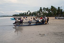 Trinquemalay, la plage des pêcheurs.