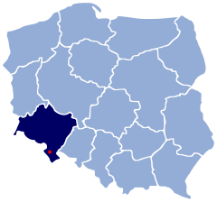 Localização de Polanica-Zdrój na Polónia