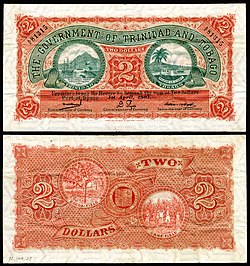 First government issue two-dollar note (1905).