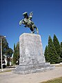 A statue of Theodoros Kolokotronis