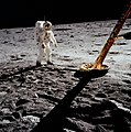 Aldrin kraj lunarnog modula.