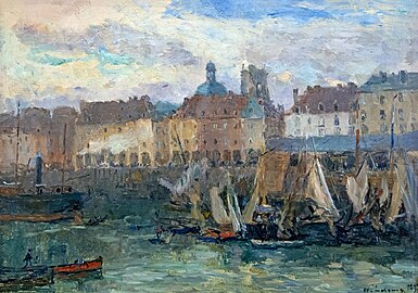 Port de Dieppe par Albert Lebourg