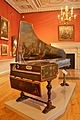 於17世紀中期製作的大鍵琴，現存放在英國科陶德美術館內。