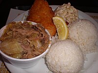 Kālua pork combination plate lunch