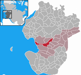 Kaart van Meldorf