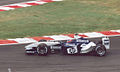 Juan Pablo Montoya pilotando o modelo FW25 no GP da França de 2003.