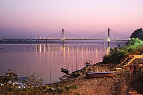 Die Yamuna voor die samevloeiing met die Ganges in Allahabad.