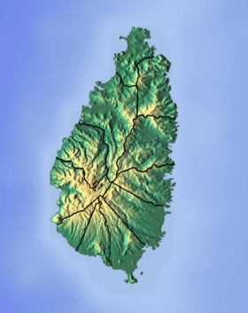(Voir situation sur carte : Sainte-Lucie)