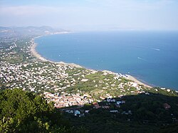 Skyline of San Felice Circeo