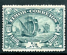 Portuguese Timor 1/2 avo 1898 stamp.