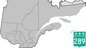 Image illustrative de l’article Route 289 (Québec)