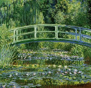 Nuferi și pod japonez de Monet, 1897–1899