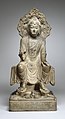 Statue du bouddha Maitreya, début VIIIe siècle, Walters Art Museum