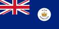 Britská vlajka Nových Hebrid (1953–1980) Poměr stran: 1:2