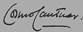 signature de Cosmo Lang