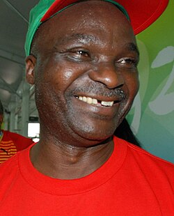 Roger Milla Pekingin olympiakylässä 2008