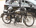 Английски мотоциклет Royal Enfield с дизелов двигател 440 cm³. Охлаждането на двигателя е въздушно принудително с турбина