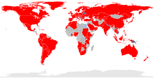 Shows the countries where 3GPP Long Term Evolution is available