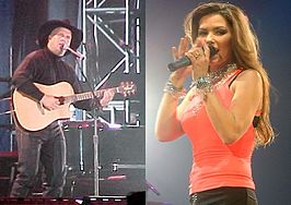 Garth Brooks & Shania Twain, twee belangrijke vertolkers van de countrypop sinds de jaren 1990