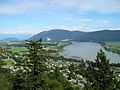 View of the Fraser River, British Columbia.