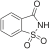 Strukturformel von Saccharin