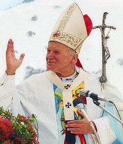 Jan Pavel II. na hoře Adamello, 16. července 1988