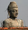 Le bouddha Dhyana en construction