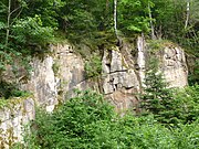 Ancienne carrière de rhyolite des Fossottes.