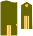 Divisa de subayudante[5]​ del Ejército de Tierra (1912-1931)