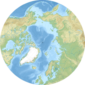 Grenlandsko more na zemljovidu Arktika