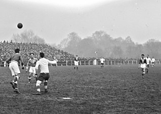 Action de jeu lors d'un match de football