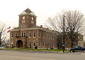 Das Meigs County Courthouse in Decatur, gelistet im NRHP Nr. 78002613[1]