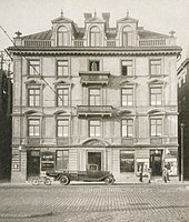 Dångerska huset på 1930-talet och i maj 2009.