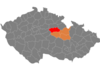 distrito de Pardubice.