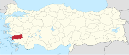 Provincia di Aydın – Localizzazione
