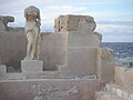 Statue antique à Sabratha