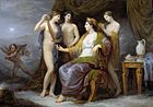 アンドレア・アッピアーニ『ヘーラーの化粧に仕えるカリスたち』（1811年） ブレシア市立美術館所蔵
