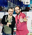 With Jorge Baradit at the FILSA 2017