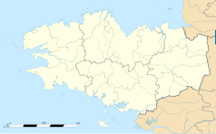 Mapa konturowa Bretanii, po prawej znajduje się punkt z opisem „Monterfil”